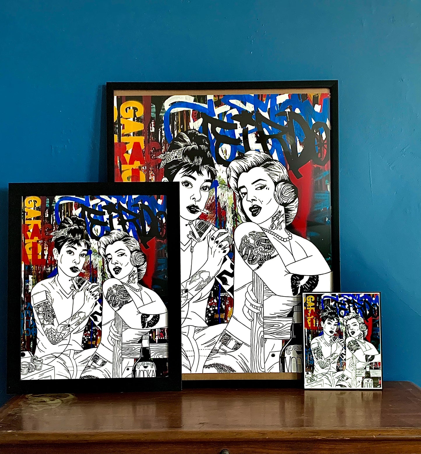 Marilyn and Audrey Reimagined-Limited Edition Print