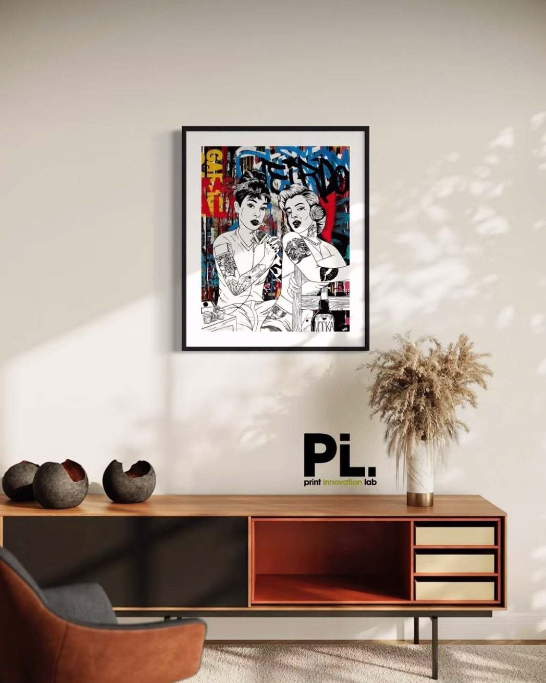 Marilyn and Audrey Reimagined-Limited Edition Print